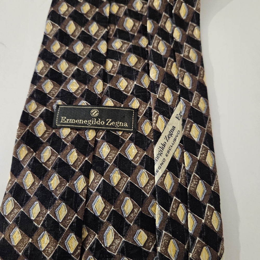 Two Ermenegildo Zegna Silk Ties - Picture 4 of 5